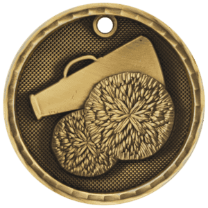 2" 3D Cheer Medal