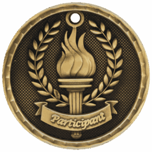 2" 3D Participant Medal
