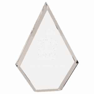 5" x 7" Clear Diamond Acrylic