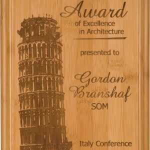 7" x 9" Bamboo Plaque