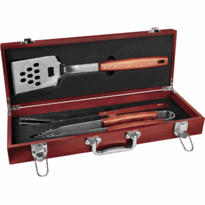 3-Piece Rosewood BBQ Set