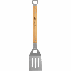 19 1/4" Bamboo Barbeque Spatula with Bottle Opener