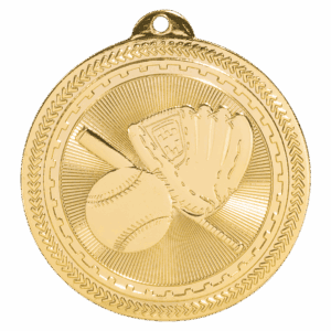 2" Baseball/Softball Laserable BriteLazer Medal