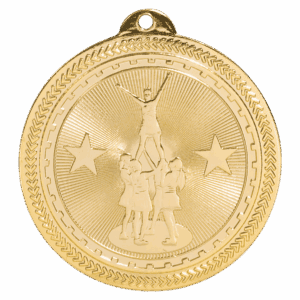 2" Competitive Cheer Laserable BriteLazer Medal