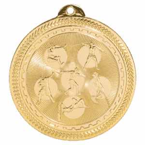 2" Field Events Laserable BriteLazer Medal