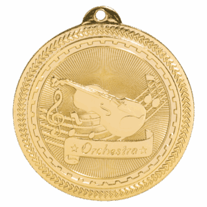 2" Orchestra Laserable BriteLazer Medal