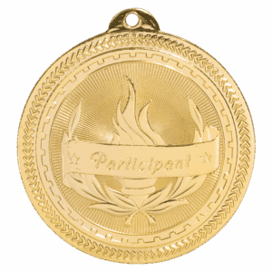 2" Participant Laserable BriteLazer Medal
