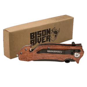 Bison River 4 1/2" Wood Rescue Knife