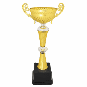 12" Gold/Silver Completed Metal Cup Trophy