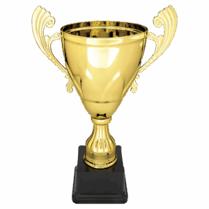 11" Completed Metal Cup on Plastic Base