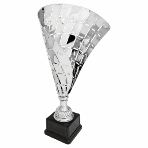 15 1/2" Metal Flag Cup on Plastic Base