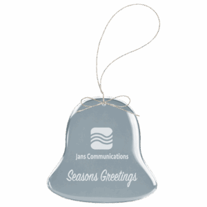 2 3/4" Crystal Bell Ornament