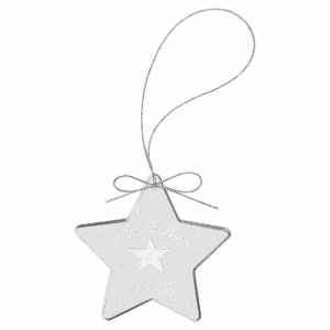 3" Crystal Star Ornament