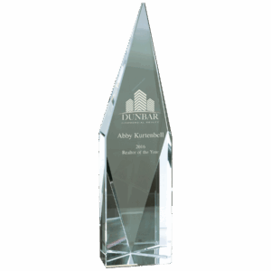 9 3/4" Crystal Diamond Tower