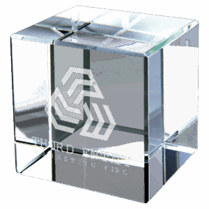 2 1/2" x 2 1/2" Crystal Cube