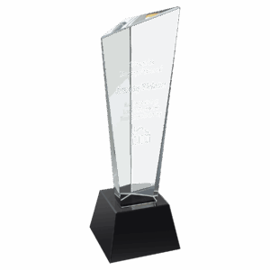 10" Crystal 3D Rising Peak