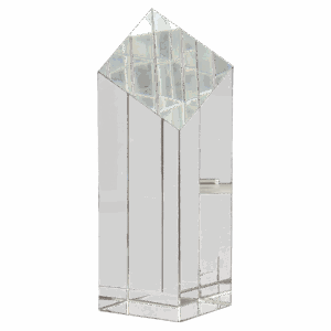 7" Crystal Diamond Top Pillar
