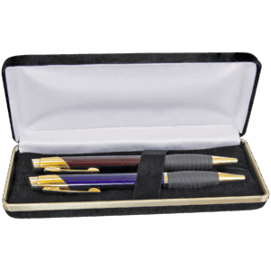 6 1/2" x 2 3/4" Black Velvet Pen Case (Case only, pen not included)