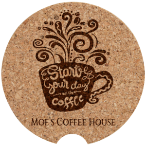 2 1/2" Cork Car Coaster