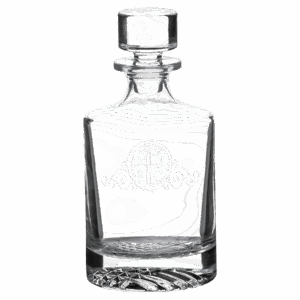 850ml Round Glass Decanter with Printed Gift Box