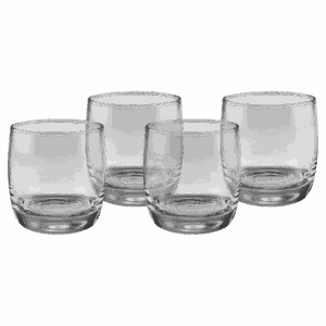 10 oz. Round Rocks Glasses in Gift Box with Printed Sleeve. (Same Glasses  as the DSC302S) Sold in Sets of 4, 6 Sets Per Case