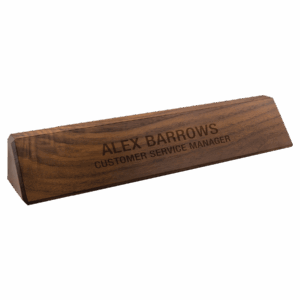 12 1/2" Genuine Walnut Desk Wedge