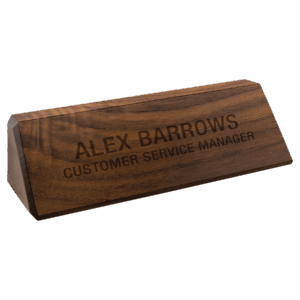 8 1/2" Genuine Walnut Desk Wedge