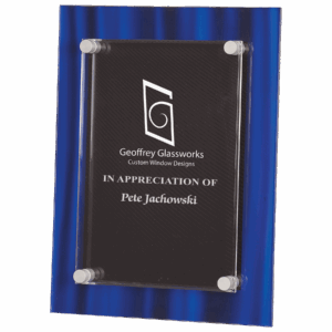9" x 12" Velvet Stand-Off Acrylic Plaqueue