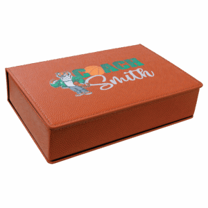 6 oz. Basketball Laserable Leatherette Flask Gift Set