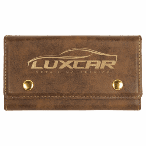 Rustic/Gold Laserable Leatherette Card & Dice Set