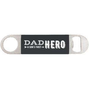 1 1/2" x 7" Bottle Opener with Silicone Grip