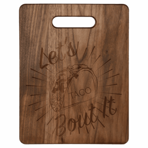 11 1/2" x 8 3/4" Walnut Cutting Board