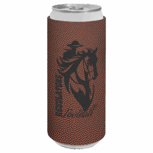 Laserable Leatherette Slim Beverage Holder