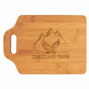 11" x 7 3/4" Bamboo Cutting Board with Handle