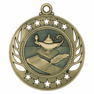2 1/4" Lamp of Knowledge Galaxy Medal