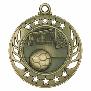 2 1/4" Soccer Galaxy Medal