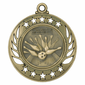 2 1/4" Bowling Galaxy Medal
