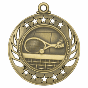 2 1/4" Tennis Galaxy Medal