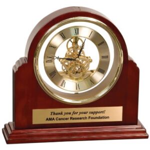9 1/4" x 9" Grand Piano Step-Arch Clock