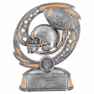 6 1/2" Football Hurricane Award
