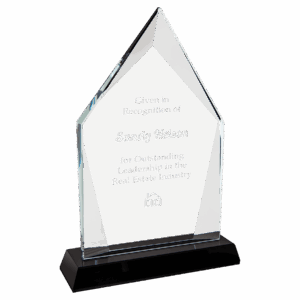 8 1/2" Diamond Halo Glass with Base