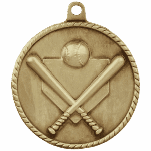 2" Baseball/Softball High Relief Medal