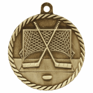 2" Hockey High Relief Medal