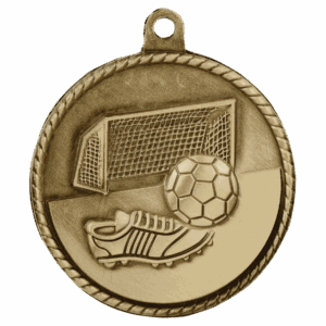 2" Soccer High Relief Medal