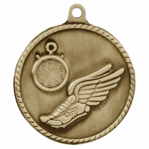 2" Track High Relief Medal