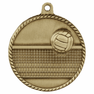 2" Volleyball High Relief Medal