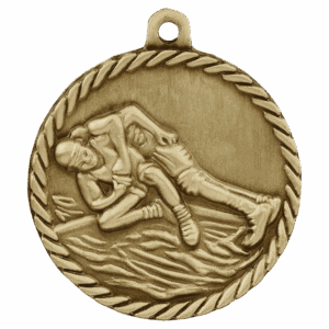 2" Wrestling High Relief Medal