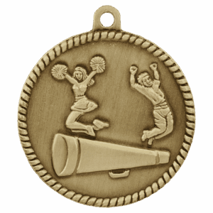2" Cheer High Relief Medal
