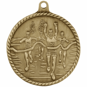 2" Cross Country High Relief Medal