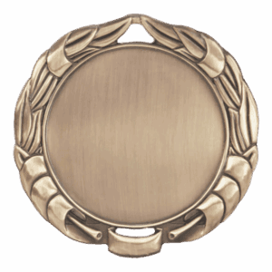 2 3/4" Wreath 2" Insert Holder Medal (double sided)